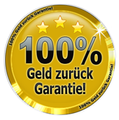100% Geld-zurück-Garantie